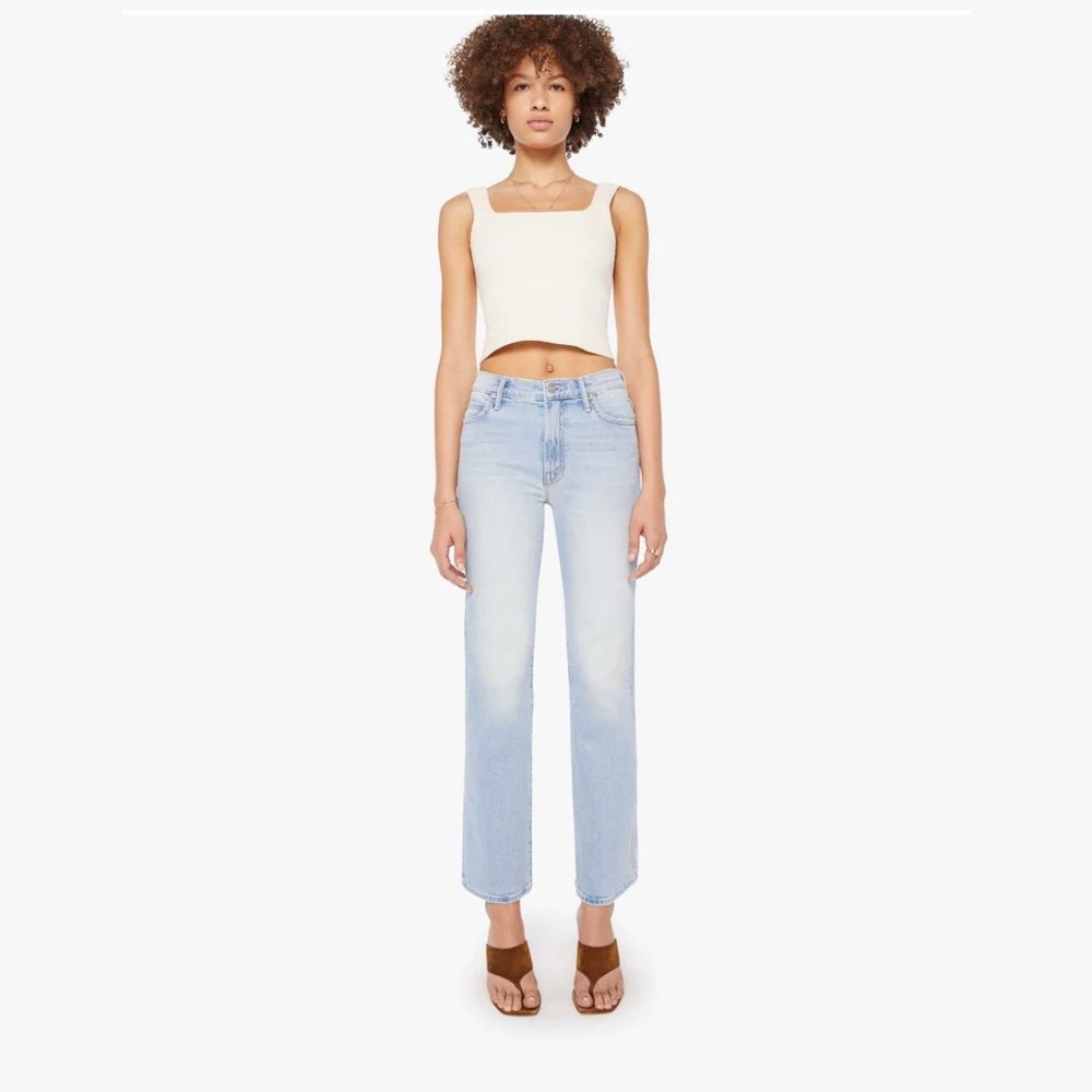 Mother Kick it straight leg jeans size 23 NWT
